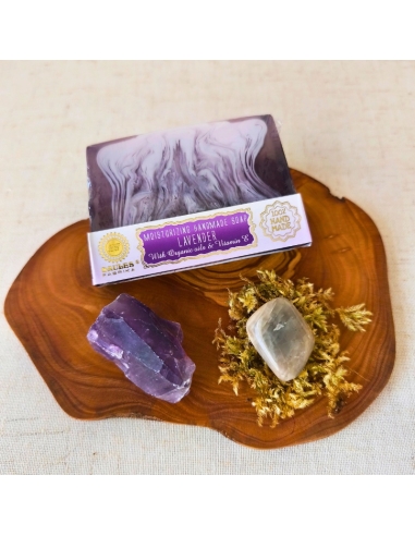 Coffret Rêves et sommeil – Améthyste, Pierre de lune et savon Lavande