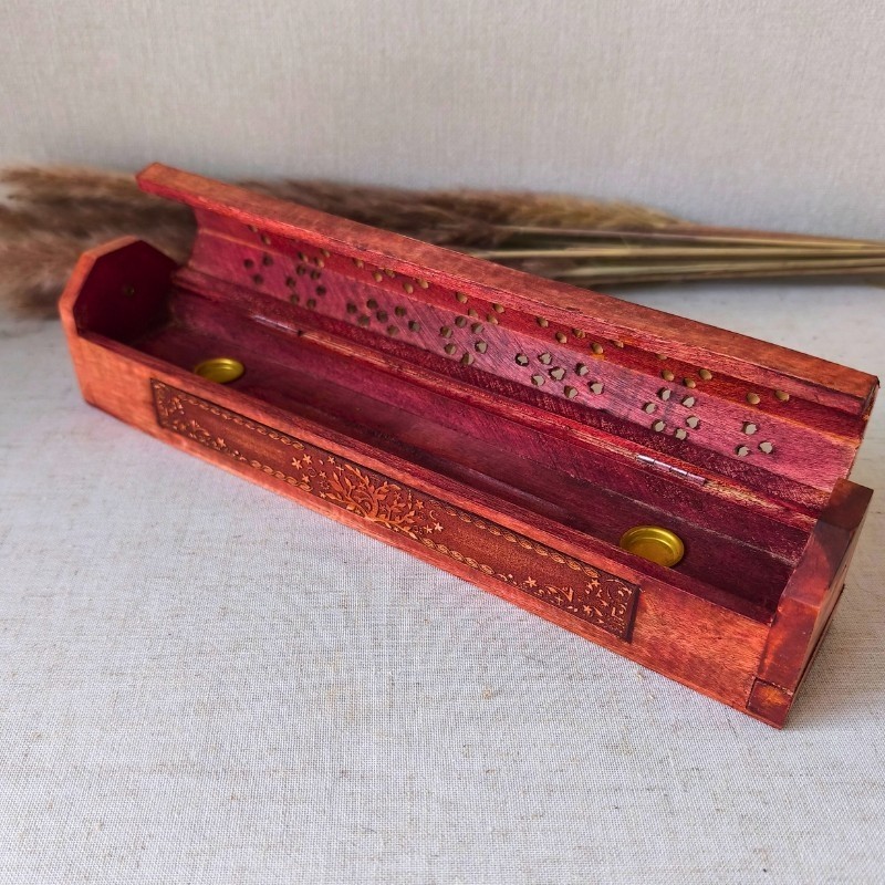 réceptacle adapté aux bâtonnets et aux cônes d'encens