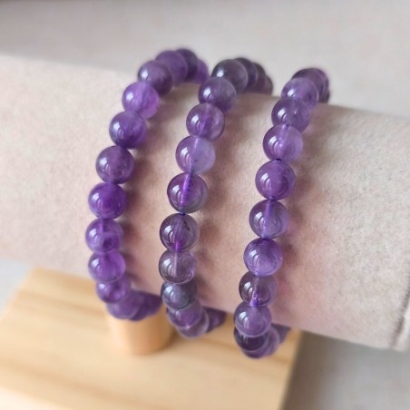Bracelet boule Améthyste (Enfant) - Sérénité