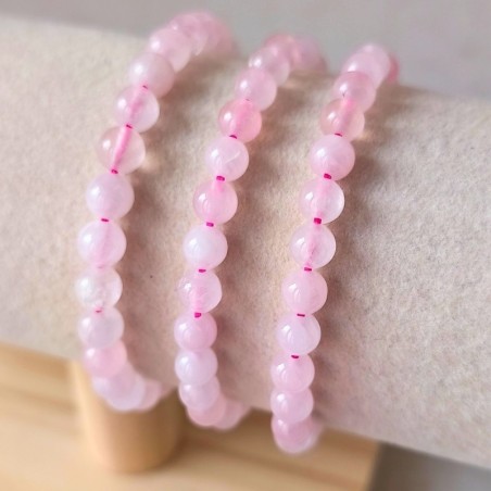 Bracelet boule Quartz rose (Enfant) – Douceur