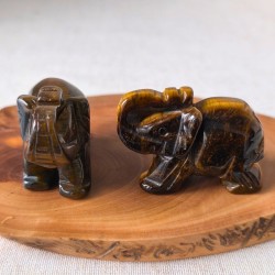 Coffret Totem Éléphant courageux – Œil de tigre, Cornaline et savon Mirabelle 2