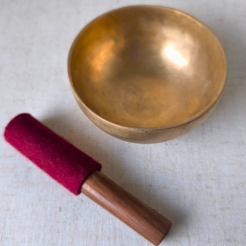 bol chantant tibétain Cho Pa, façonné artisanalement au Tibet