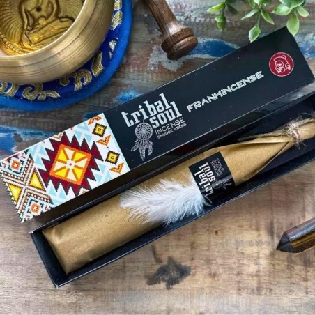 Encens Tribal Soul – Frankincense Oliban (15 g, fabriqué en Inde)