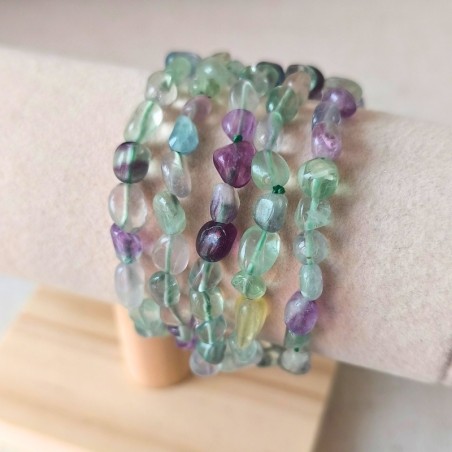 Bracelet en Fluorine multicolore – Clarté et concentration