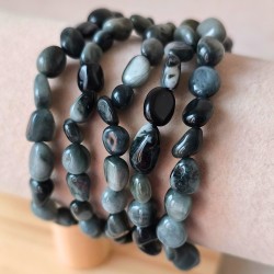 Bracelet en Tourmaline œil de chat – Force et stabilité