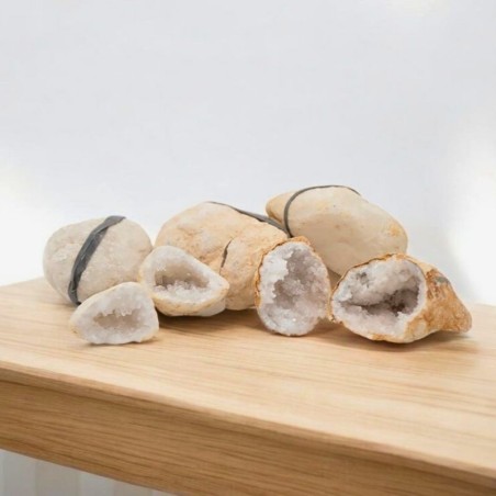 Géode de Cristal de Roche – Maroc (60 à 80 mm, qualité A)