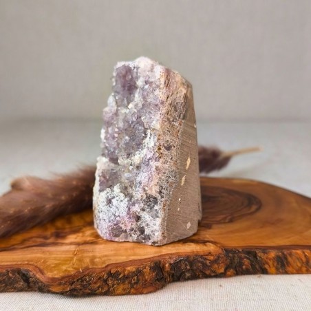 Géode d’améthyste claire –filière éthique et durable