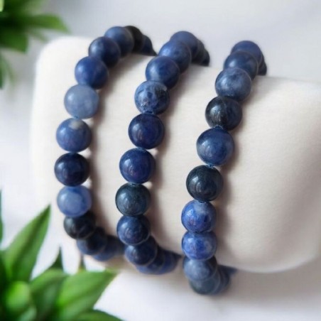 Bracelet boule en Sodalite – Confiance et clarté