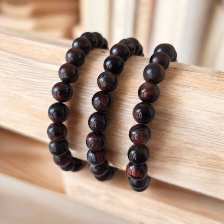 Bracelet boule en Œil de taureau – Force et persévérance