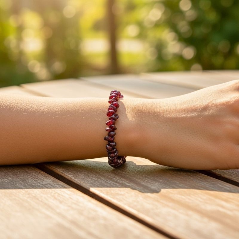 Un bracelet profond et puissant, symbole de force intérieure.