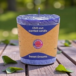 Bougie naturelle Sweet Dreams – Lavande, Néroli et Orange.