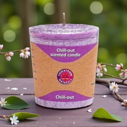 Bougie naturelle Chill Out – Orange, Coriandre et Vanille.