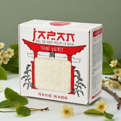 Sel de bain artisanal 450 g au thé vert.