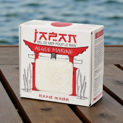 Sel de bain artisanal 450 g aux algues marines.