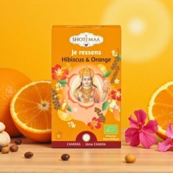 Une tisane bio à l’hibiscus et à l’orange, douce et fruitée.