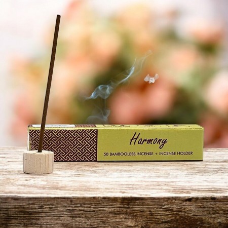 Encens Harmony Rose et bouquet floral - Sérénité et Bienveillance