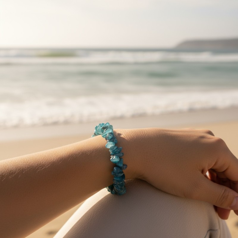 Un bracelet vibrant, symbole d’élan et de clarté intérieure.