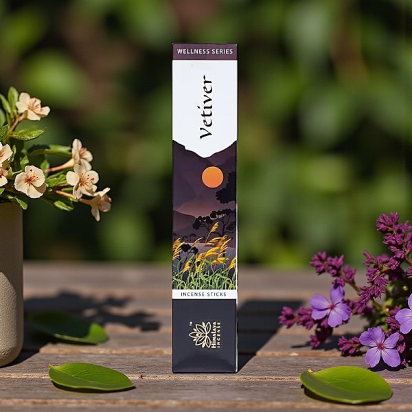 Encens Himalaya Vétiver, parfum chaud, boisé et rassurant