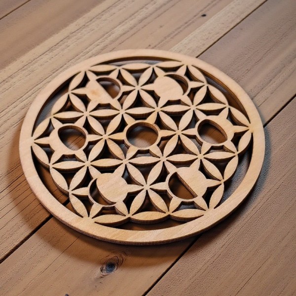 support artisanal français conçu pour purifier et recharger vos pierres