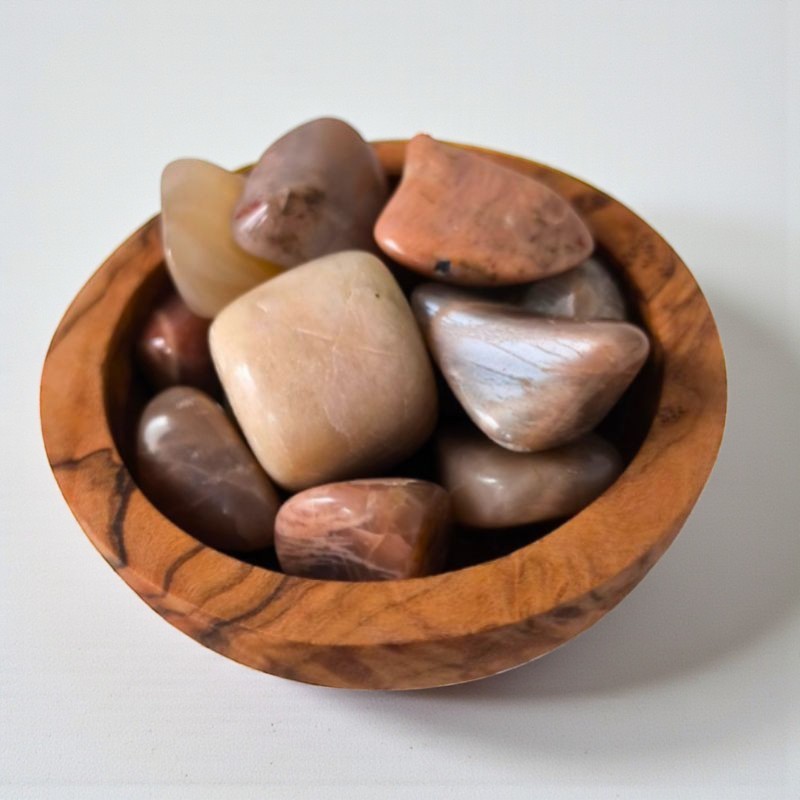 Pierre de lune multicolore - qualité A - Intuition et Douceur | Litho Terra