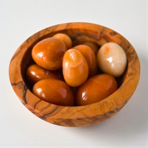 Aventurine orange – Enthousiasme et Créativité | Pierre roulée naturelle | Litho Terra