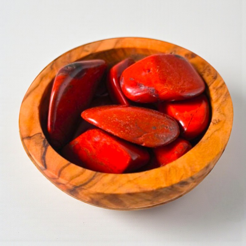 Jaspe rouge – Ancrage et Vitalité | Pierre roulée naturelle | Litho Terra