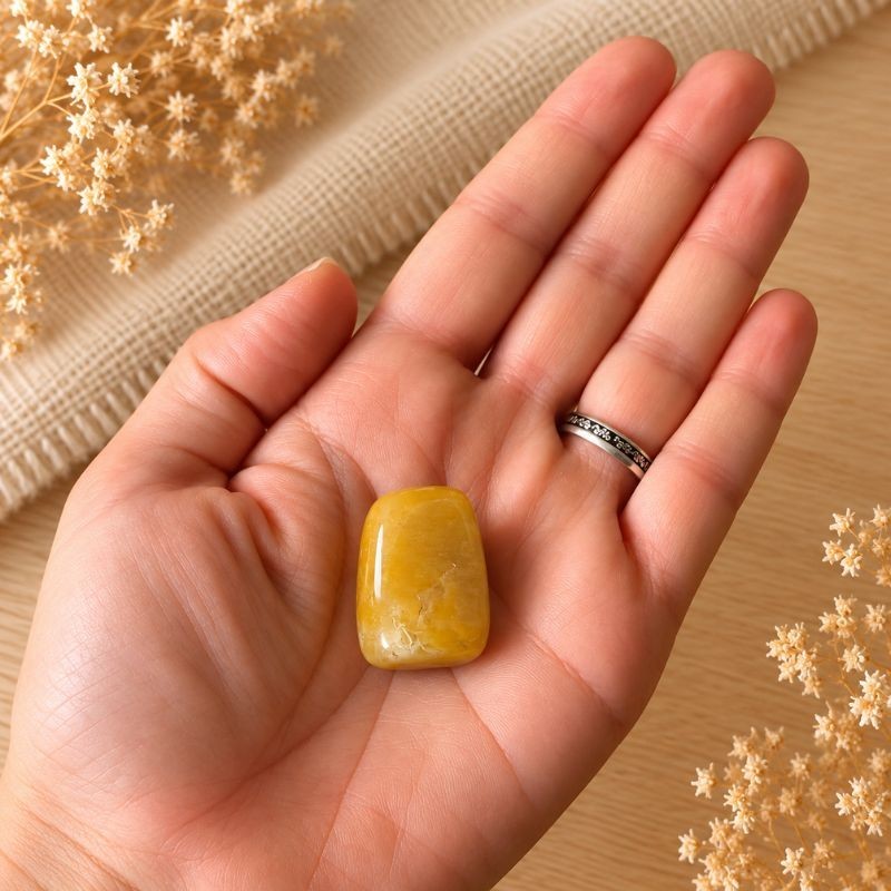Aventurine jaune cubique naturelle | Litho Terra