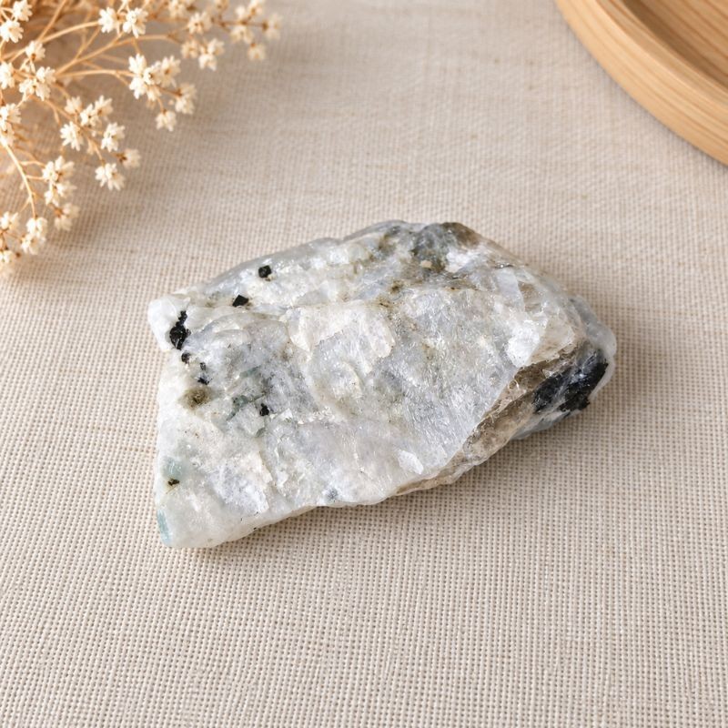 Pierre de lune brute 88 g – Pièce unique | Litho Terra