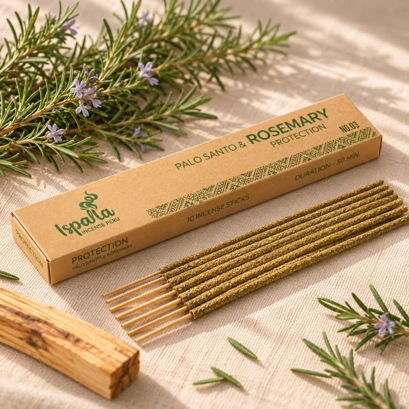 Encens palo santo et romarin