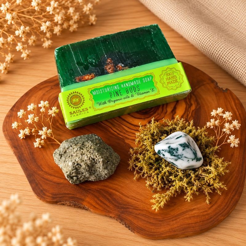 Coffret Ancrage Naturel – Pyrite & Agate arbre | Litho Terra