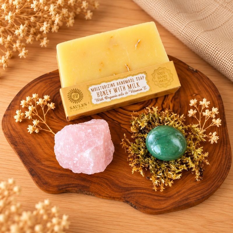 Coffret Douce Harmonie – Quartz rose & Aventurine | Litho Terra
