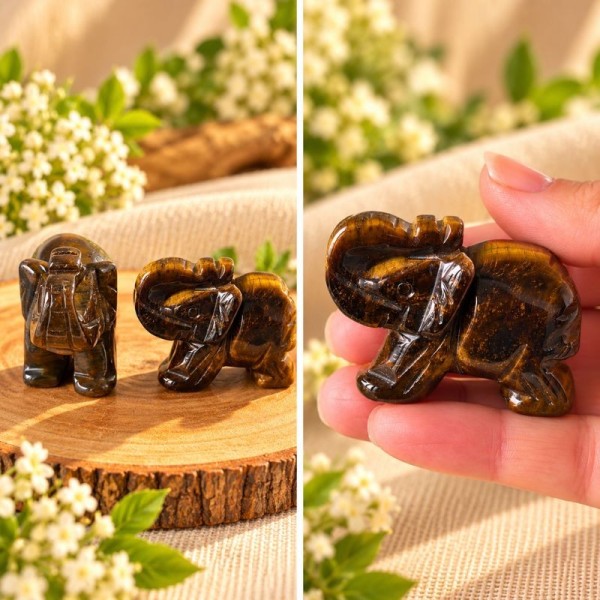 Totem Éléphant Courageux – Coffret cadeau enfant | Litho Terra