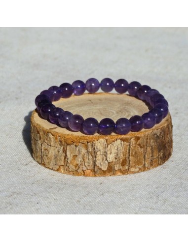 Bracelet en Améthyste naturelle du Brésil