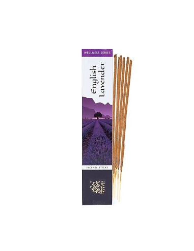 Encens naturel à la lavande anglaise, roulé à la main.