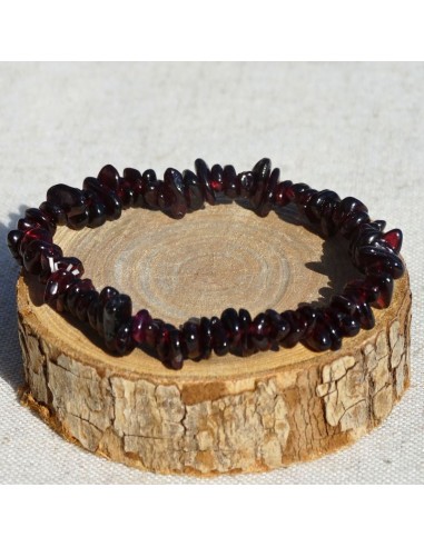 Bracelet baroque Grenat rouge