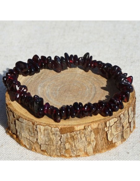 Bracelet baroque Grenat rouge
