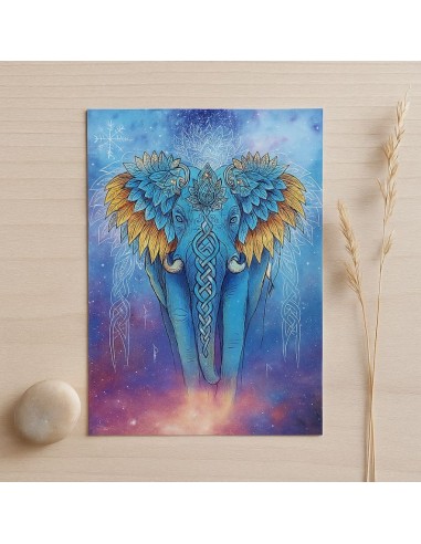 Carte postale Éléphant – Papier écologique