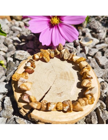 bracelet baroque en Jaspe paysage naturel