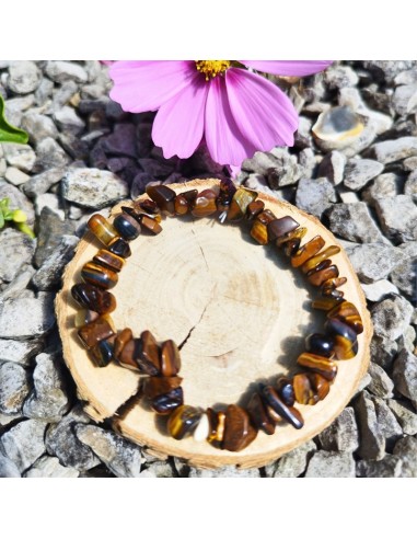 bracelet baroque en Œil de Tigre naturel