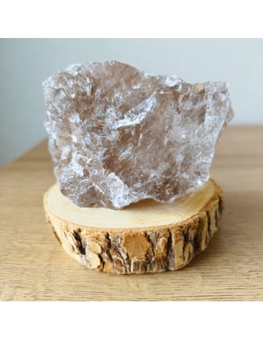Grand éclat de quartz fumé brut – 172 g
