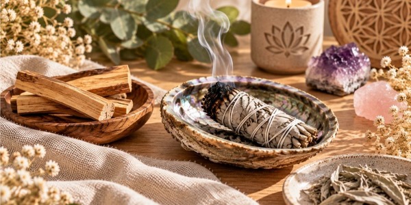 Fumigation : comment utiliser la sauge blanche, le Palo Santo et les smudges ?